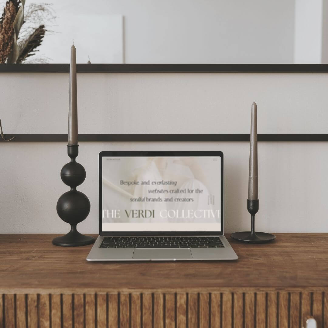 Instagram Photo of Open laptop on a stylish desk displaying the website homepage for Asana.